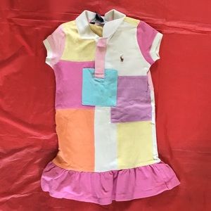 Patch work Ralph Lauren kids dress